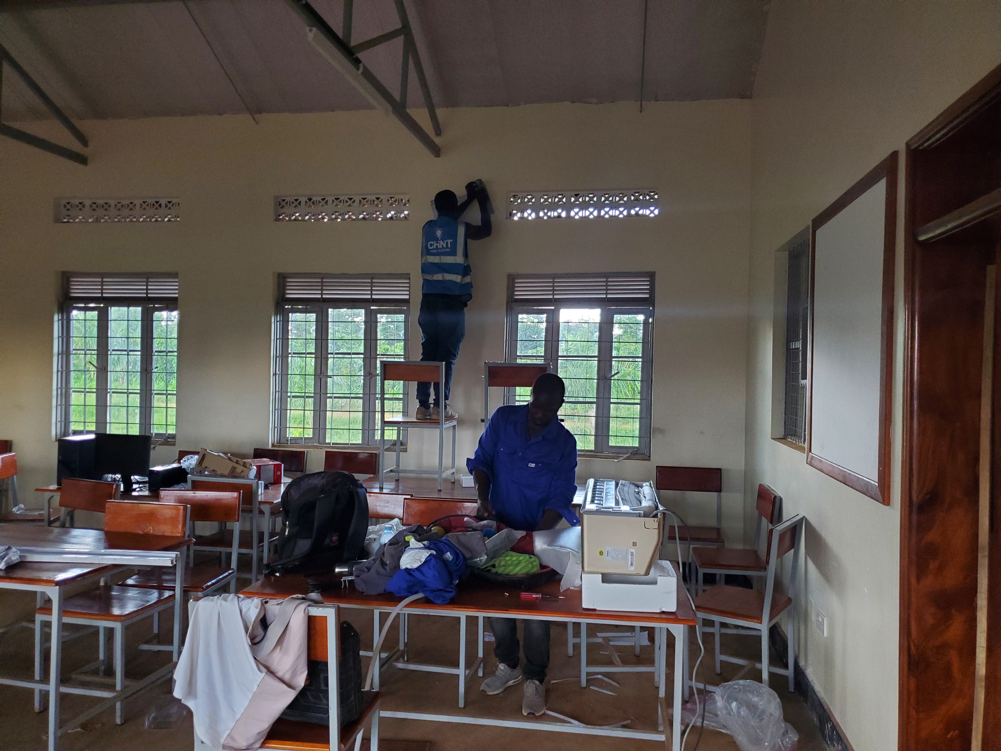 DELIVERLY OF SCIENCE EQUIPMENT, ICT EQUIPMENT AT NABWIGULU AND KAGUMBA SEED SCHOOLS. 